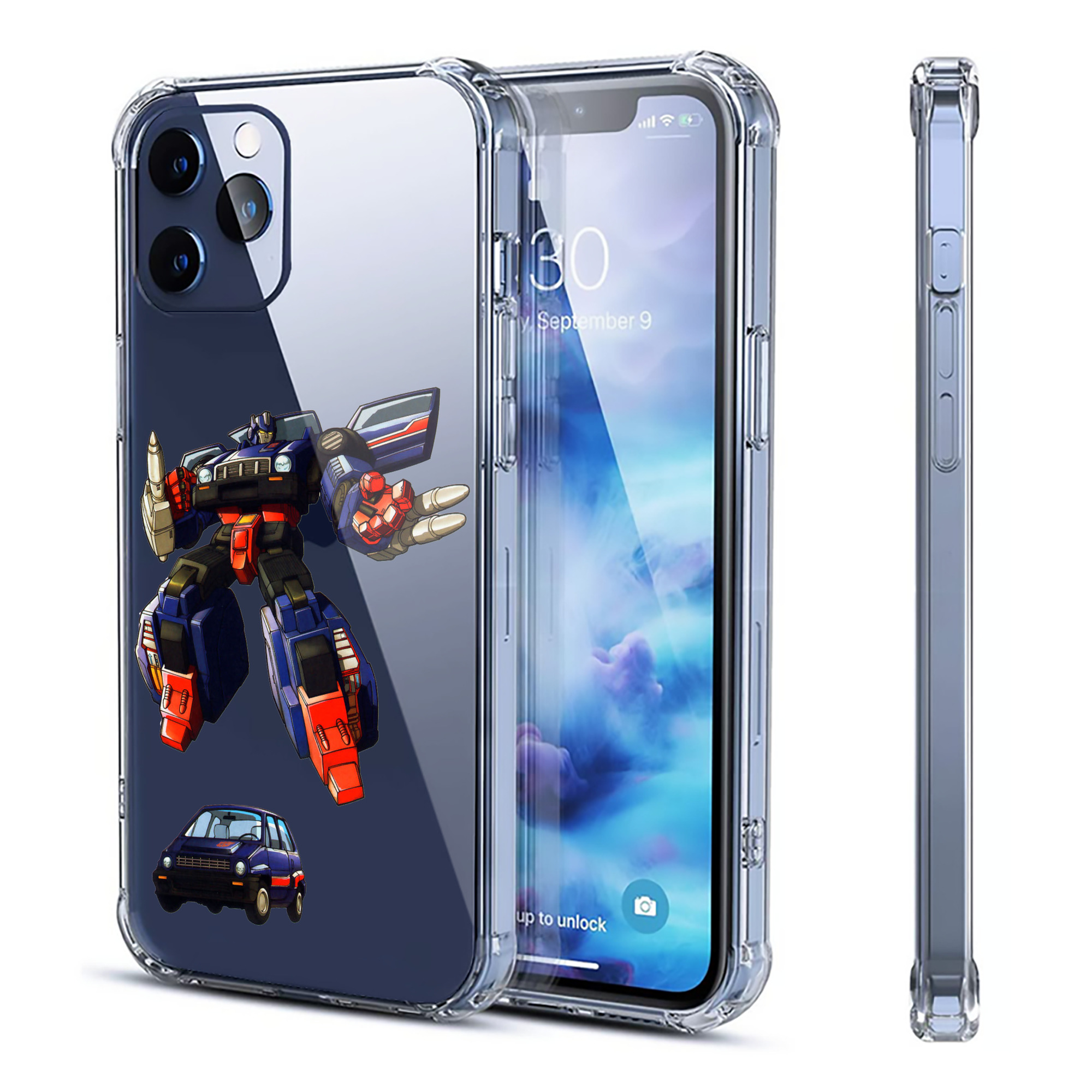 （画像用）  【iPhone 12シリーズ対応】透明スマホケース（クリアソフトケース）